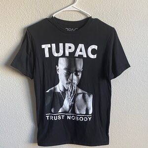 Men’s Black Tupac Graphic T-Shirt